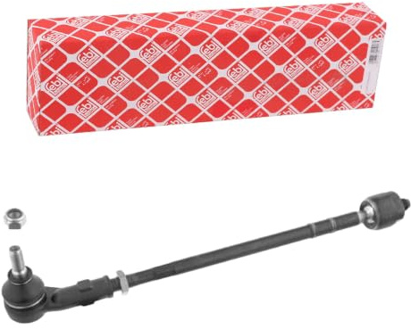 febi bilstein 24258 Spurstange mit Endstück und Sicherungsmutter, 1 Stück | Kompatibel mit: VW GOLF II, JETTA II