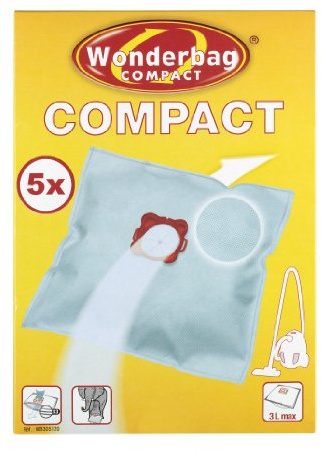 WPRO WB305-MW Staubsaugerbeutel Wonderbag Compact