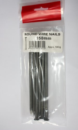 5.9 inch DIY Nails, 5 Round Wire Nails 150 mm