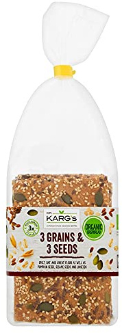 Dr Karg Organic 3 Grain Plus 3 Seeds Crispbread 200 g