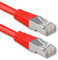 1aTTack.de Cat6 Ethernet Lan Patch Cord Network Cable Cat 6-10m red - 1 piece SFTP PIMF LSZH Copper