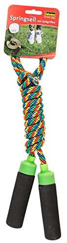 Idena 40096 - Springseil mit Softgriffen für Kinder, Länge ca. 2,3 m, als Freizeitsport, für Bewegungsspiele und verschiedene Tricks