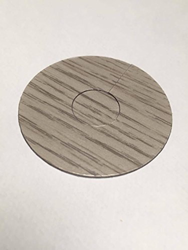 Grey Pipe Covers for 15mm Pipes - Radiator Rose Surround Covers Laminate Flooring Pack of 4