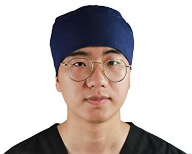 JONATHAN UNIFORM Unisex Cuffie Chirurgiche Cotone con Fascetta Assorbente, Cappellino Sala Operatoria per Medico Infermiere OSS Dentista