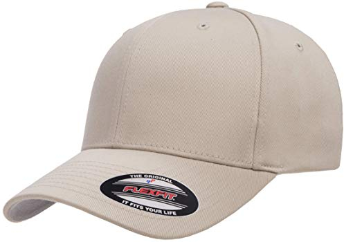 Flexfit Herren Men's Athletic Baseball Fitted Cap Taillierte Baseballkappe, Stein, L/XL