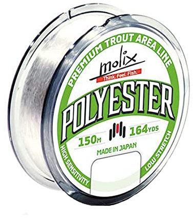 Molix Trout Area Polyester, Fishing Line Unisex Adulto, Clear, 0.3-1,50 lb-ø 0,090