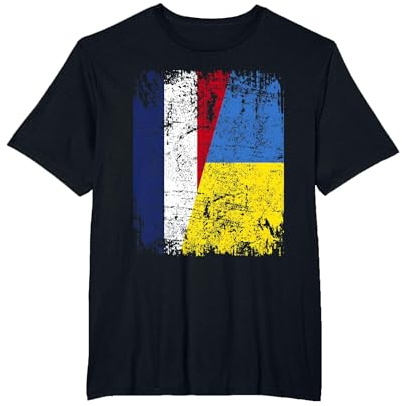 Ukraine France Drapeau DE L'AMITIÉ | Ukraine T-Shirt