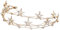 Beaupretty Stern Kopfkette Haarkette Schmuck Kopfschmuck Strass Stern Stirnband Braut Kopfbedeckungen für Hochzeit Geburtstag Party Gold