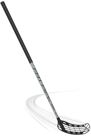 Fat Pipe Floorball Schläger Comet 27 PRO Silver (Schaftlänge 101 cm, für Rechtshänder, rechte Hand Oben am Schläger, sogenannter Linksausleger)