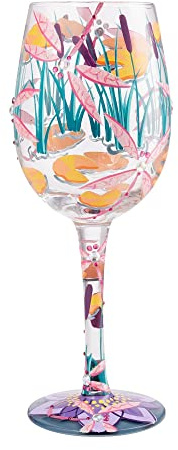 Lolita Enesco 6009218 Designs Verre à vin peint à la main Motif libellule magique 440 ml