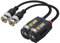 YACSEJAO Video Balun HD-CVI TVI AHD CVBS Passiver Anschluss BNC Video Balun Transceiver Kabel für 4K 1080P 960P 720P 8MP 6MP 5MP 4MP 3MP CCTV Security DVR Überwachungskamerasystem - 1 Paar