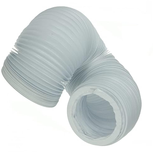 REPORSHOP - Tubo Evacuacion vapor Secadora 6000x125mm Blanco Flexible