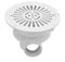 8.3 Inch Pool Main Drain Floor Drain, ABS Swimming Pool Main Drain Round Floor Drain G2 Water Inlet Draining Accessory Directional Flow Inlet Fitting, White