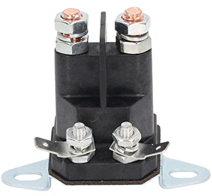 Relais Solénoïde de Démarreur DC12V, Relais électromagnétique Cuivre étanche 117 1197 Remplacement pour Tondeuse à Gazon Pièces de Rechange et Accessoires