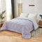NH NOVOTEXTIL HOGAR Edredón Relleno Nórdico Cama 105 (200x270), Edredón Bicolor de Fibra 350 gr/m² - Nórdico Invierno Suave, Ligero, Reversible y Transpirable (Purpura/Ice)