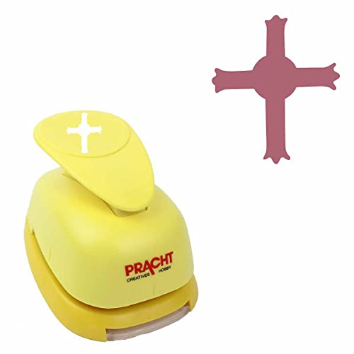 Pracht Creatives Hobby Motivstanzer groß Kreuz 38 mm Motivlocher, Papierstanzer