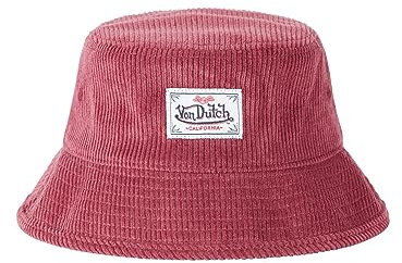 Von Dutch Bob Herren & Damen, Hut 100% Baumwolle, dunkelviolett, Taille unique-L
