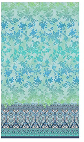 Bassetti AGRIGENTO Foulard aus 100% Baumwolle in der Farbe Blau B1, Maße: 350x270 cm -9322057
