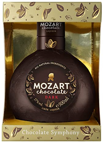 Mozart Dark Chocolate 0,5l im Geschenkkarton Gold