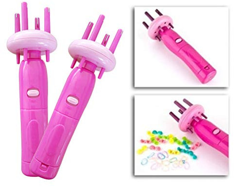 Portable Hair Braiding Tool, magical braiding machine electric braider Hair Braider, Quick Braid, Twist Braid, Hair Braider Automatically Braid Electric Machine, DIY Hairstyle Tool Braider Device Kit