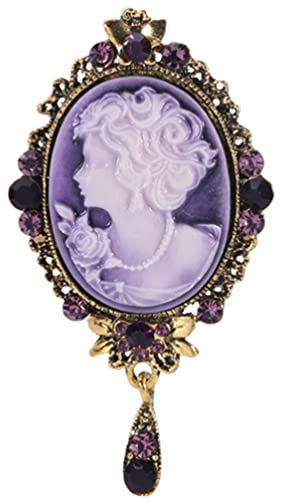 Holibanna Viktorianische Damen Brosche Vintage Blumen Brosche Für Kleidung Dekorative Nadel