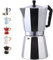 DITOSH Cafetera Expresso Moka Pot Express de 12 Taza de Aluminio Percoladora Cafetera Moka Clásica Italiana Para Preparar Café Italiano y Cubano Para Casa y Camping 600ml 20oz