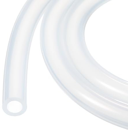 Rebower Tube en Silicone de 2 Mètres (6,6 Pieds) de Longueur, DI 9,5 mm et DE 12,7 mm, en Plastique Transparent Dans Les Systèmes de Pompage, de Vidange, d'Irrigation et de Brassage