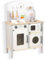 WOODENFUN Spielküche für Kinder 3-8, hölzerne Kinder Spielen Küche Playset Chef Pretend Play Set für Kleinkinder, Spielzeug Küche Geschenke für Jungen Mädchen (weiß)