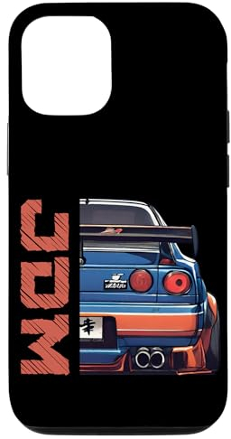 Hülle für iPhone 12/12 Pro JDM japanisches Retro-Automobil-Vintage-Drifting-Rennauto Geschenk
