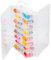 ilauke 48 Fächer Nähfadenbox für Nähgarn, Doppelseitige Stickgarn Aufbewahrung, Einstellbar Plastik Sortimentsbox Kleinteile Organizer für Stickerei und Nähgarne, Stickgarn, Basteln,Schmuck Perlen