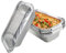 VFFNFF 50 Stück Alu Schale Grillen,Grillschalen Aluminium,Einweg Aluminiumfolie Schalen,Abtropfschale/Fettauffangschale für Grillen,Kuchen,Obst,Backen,Picknick,Camping,Strand und Mehr (650ML)