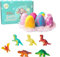 6 Piezas Bombas de Baño con Juguete Sorpresa Dinosaurio, Sales de Baño Spa Baño de Burbujas, Set de Regalo de Bolas de Baño, Efervescentes de Bombas Baño para Infantiles 4 5 6 7 y 8 Años