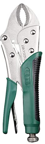 Yorajuy Vise Grip Plier - Pliers Tool for Home | Vise Grips, Locking Pliers, Curved Jaw, 10-Inch Engineer Screw Removal Locking Pliers