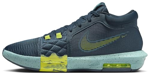 Nike Lebron Witness VIII Herren Basketballschuhe Farbe: Dunkelblau/Grün (402); Größe: EUR 45.5 | US 11.5 | UK 10.5