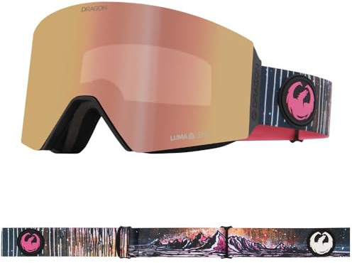 Dragon RVX MAG OTG Unisex Snow Goggles - Iguchi Sig 2024/LL Rose Gold Ionized & LL Midnight