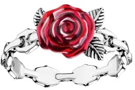 THOMAS SABO Damen-Damenring 925er Silber, Emaille