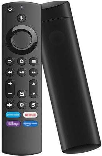 Replacement Voice Remote Control for AMZ Smart TV Stick(4K Max, Cube, 2nd Gen, 3rd Gen, 4K, Lite), for Insignia Smart TV/Toshiba Smart TVs/AMZ 4-Series TV with 4 Shortcut Keys