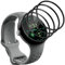 Yieehhow [4 Pezzi] Pellicola Protettiva per Google Pixel Watch 3 45mm Vetro Temperato, Anti-graffio/HD PMMA Film Protettivo Composito, 3D Curva Protezione Schermo per Google Pixel Watch 3 45mm