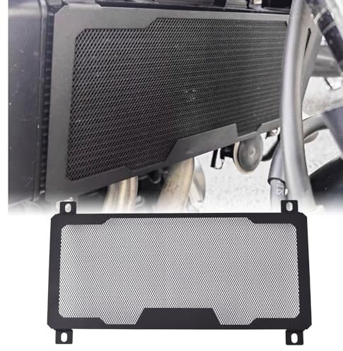Midimttop Grille de protection de radiateur de moto haut de gamme pour Ninja 650 NINJA650 Z650 2017-2024, couvercle de réservoir d'eau de refroidissement de moteur en acier inoxydable noir