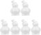 LALAFINA 3 Set Modello di Pupazzo di Neve in Schiuma Polistirolo Il Pupazzo di Neve Figurine di Pupazzo di Neve di Natale Pupazzo di Neve Bianco Forme Kit Bianca 2 Pezzi * 3