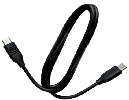 JBL USB-C Ladekabel Original - Für JBL Charge 4,5 Flip 5, 6 Pulse 4, 5 Go 3, 4 Clip 4 Xtreme 3 JBL Ladegerät USB C Cable Schwarz 120cm