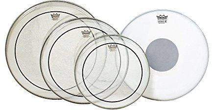 REMO PP-0680-PS Pinstripe 12 inch ProPack Clear Drum Head