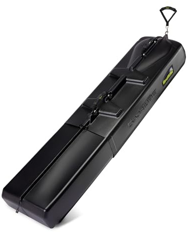 Sportube Protective Travel Case, Carrier Bag with Easy Pull Handle, Series 3, Black - Carrying Storage Gear, Equipment, and Accessories for Skiing, Snowboarding, and Outdoor Traveling