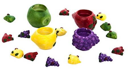 Emanhu Trading Teelichthalter - Set Früchte 20 Teilig Kerzen Teelichter