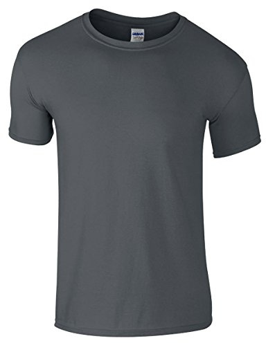 Gildan Men's Softstyle Ringspun T-Shirt - Medium - Dark Heather