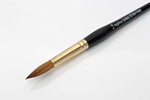 Top kolinsky sable rouge taille 12 pinceaux d'artiste fabriqué en allemagne