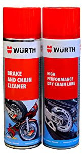 Wurth Twin pack Lube & Brake and Chain Cleaner - 500ml.
