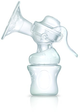 Nûby ID1629 Manuelle Milchpumpe, transparent