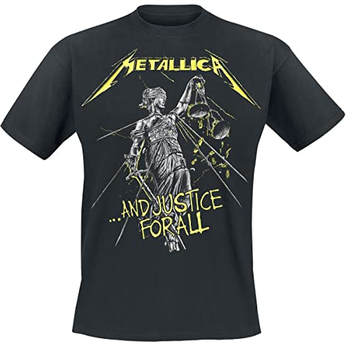 Metallica ...and Justice for All - Tracklist Unisex T-Shirt schwarz XXL