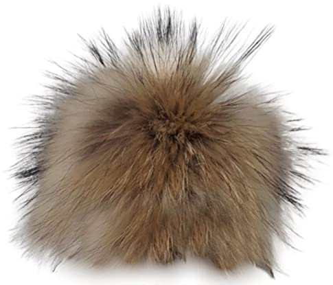 MERRYLAND XL Echtfellbommel Ø 12-14cm Pudel ECHTFELL Bommel Real Fur Pom Pom Handmade Fellbommel Echt Fell Pelz Bommel Pelzbommel